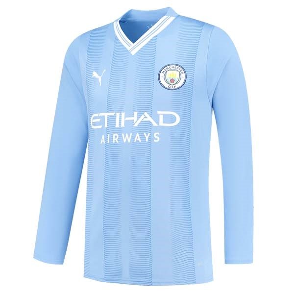 Tailandia Camiseta Manchester City 1ª ML 2023/24